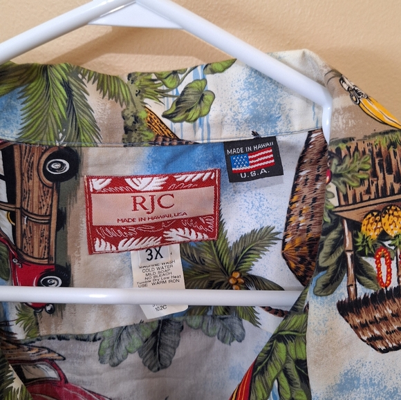 RJC Hawaiian Cotton Shirt - Picture 2 of 6